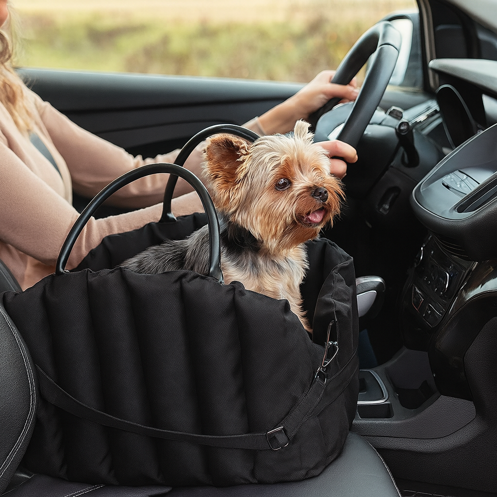3-in-1 Hondentas Draagtas Zitje en Mand voor Auto en Reizen | Nuvello