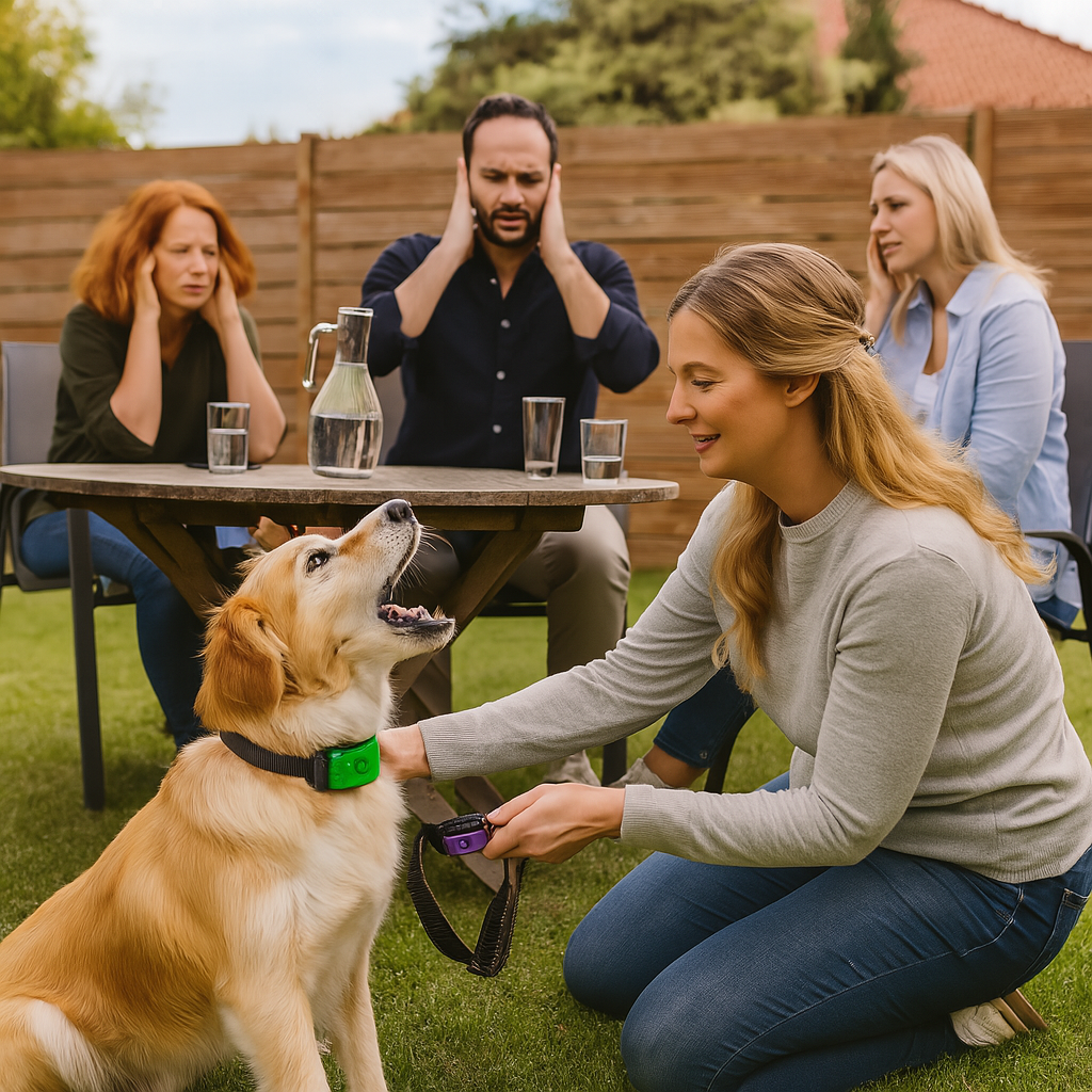 Anti-blafband met trilling en geluid voor honden | VocoBark