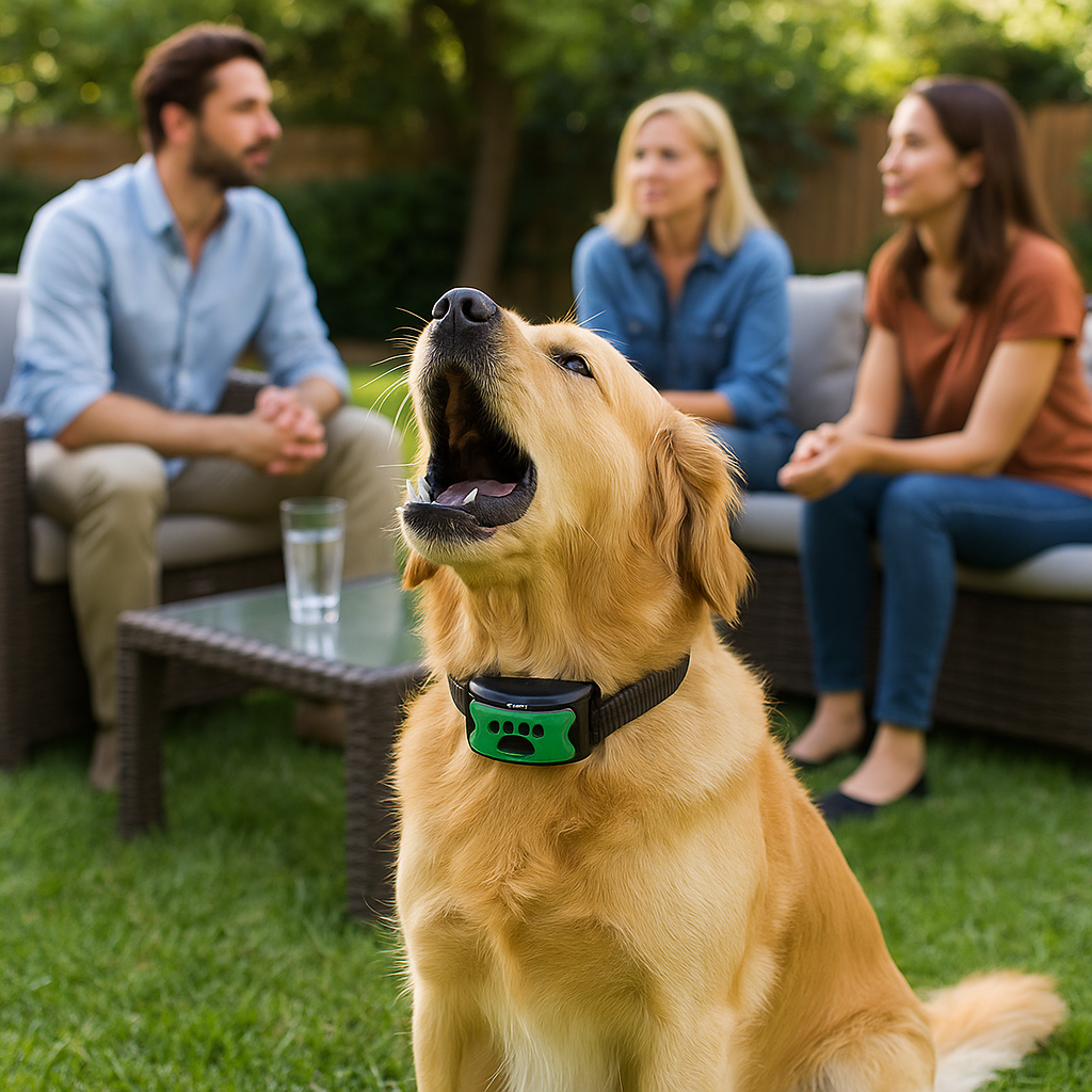 Anti-blafband met trilling en geluid voor honden | VocoBark