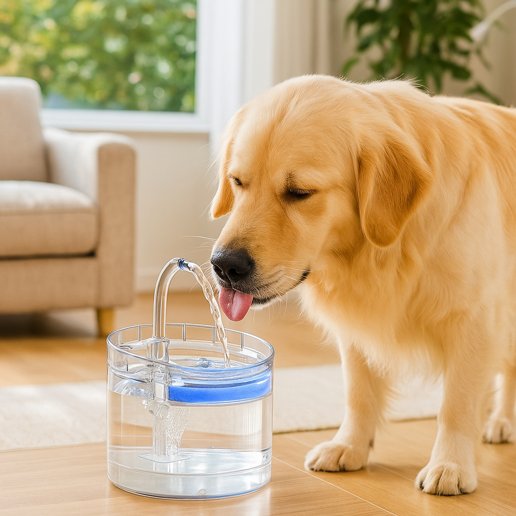 Automatische drinkfontein met sensor voor katten en honden | Visilo