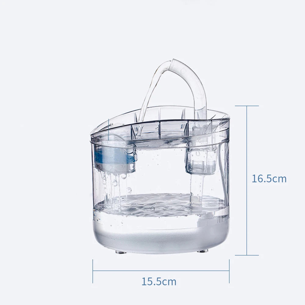 Automatische drinkfontein met sensor voor katten en honden | Visilo