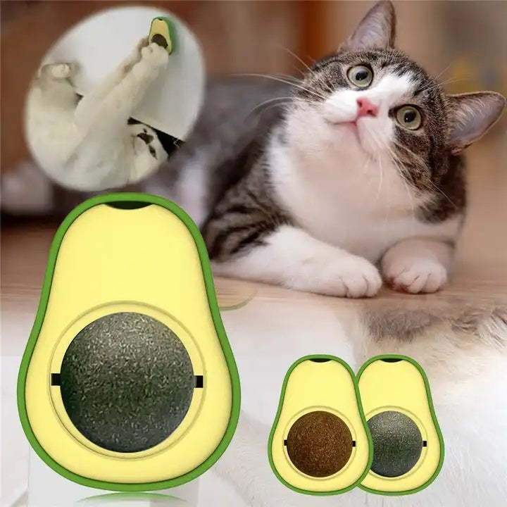 Bobi | Interactief kattenspeelgoed met kattenkruid en zuignap