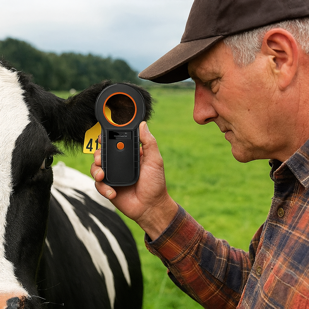 Chiplezer voor dieren – FDX-B ISO 11784/11785 / 134.2 kHz OLED | Chipnox