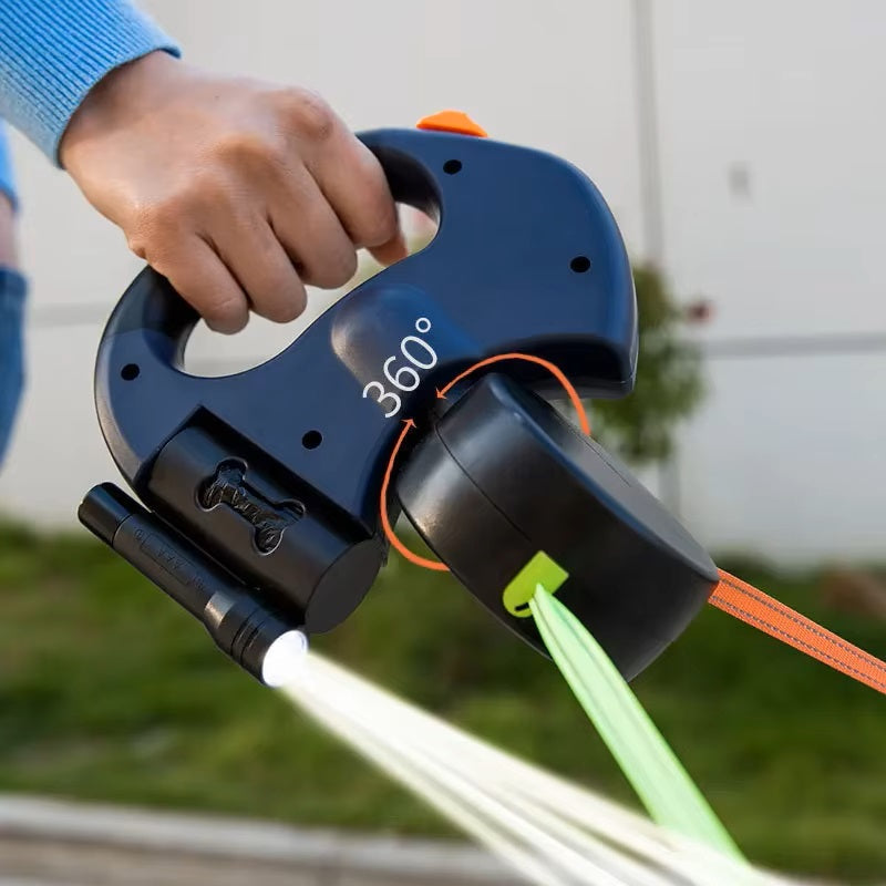 Coco | Dubbele hondenriem met 360 graden draaimechanisme-2