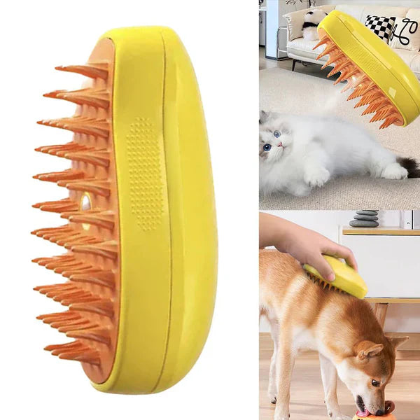 Fleur | Verzorgingstool met stoom en massageborstel voor huisdieren