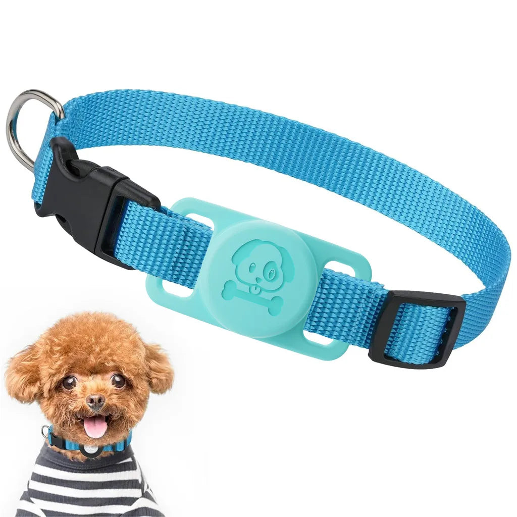 Halsband met AirTag houder voor honden | Moviq