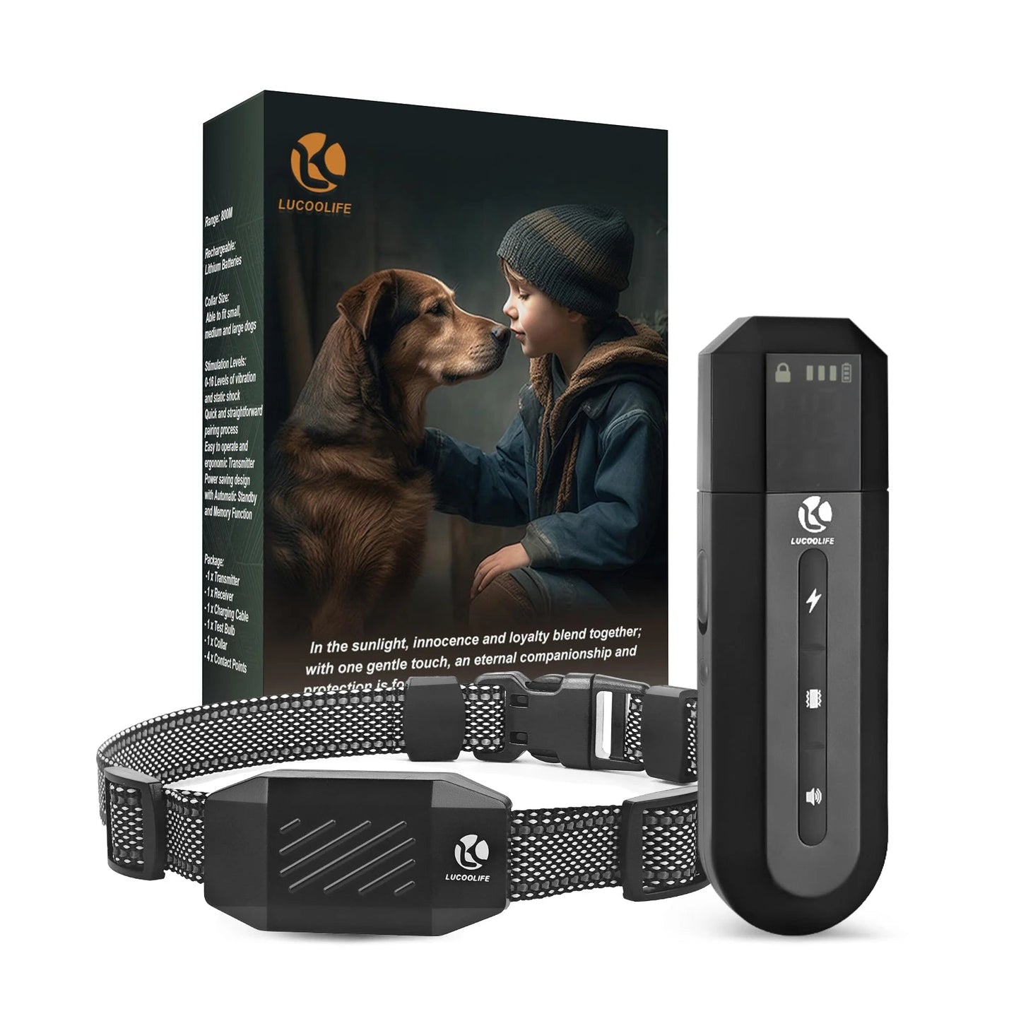 Honden trainingshalsband met afstandsbediening | Veldon