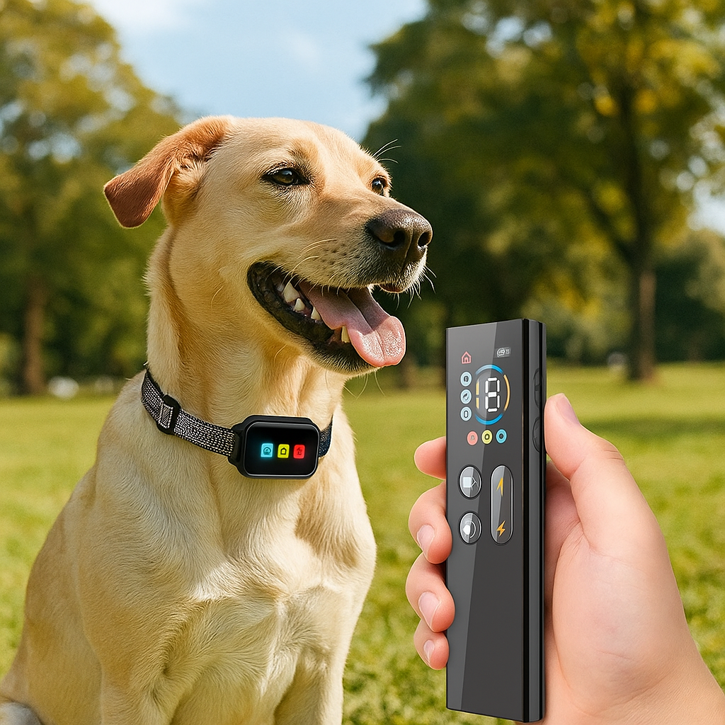 Hondenhalsband met afstandsbediening voor blafgedrag | Pawtrix