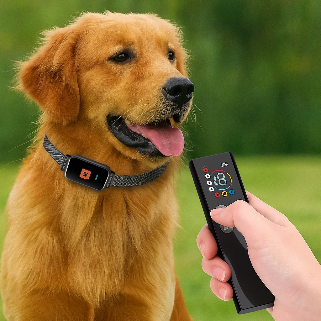 Hondenhalsband met afstandsbediening voor blafgedrag | Pawtrix