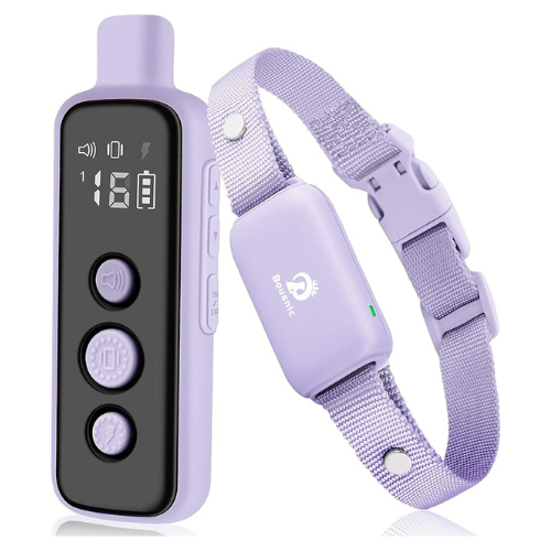 Hondenhalsband met tril piep en afstandsbediening voor honden | Trazino