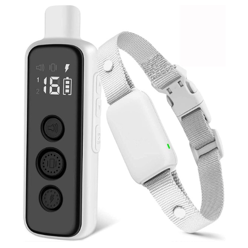 Hondenhalsband met tril piep en afstandsbediening voor honden | Trazino