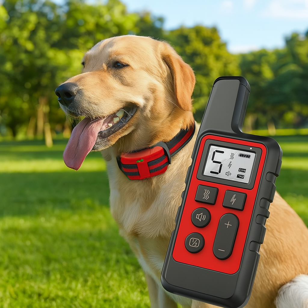 Hondenhalsband met trilling en pieptoon bediening op afstand | Doguvo