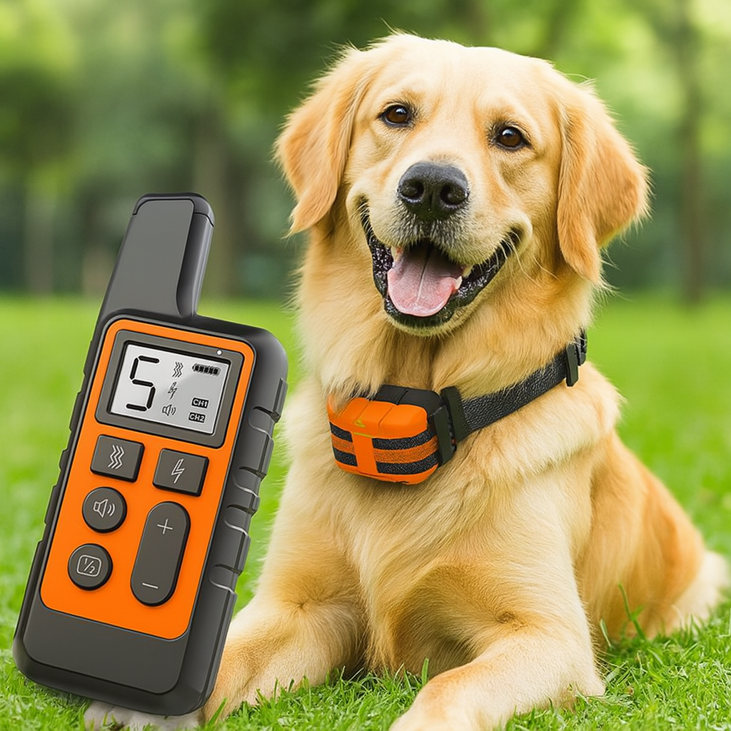 Hondenhalsband met trilling en pieptoon bediening op afstand | Doguvo