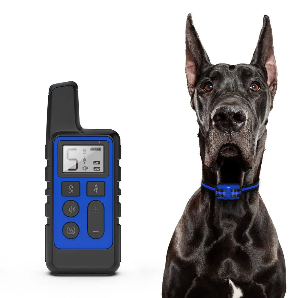 Hondenhalsband met trilling en pieptoon bediening op afstand | Doguvo