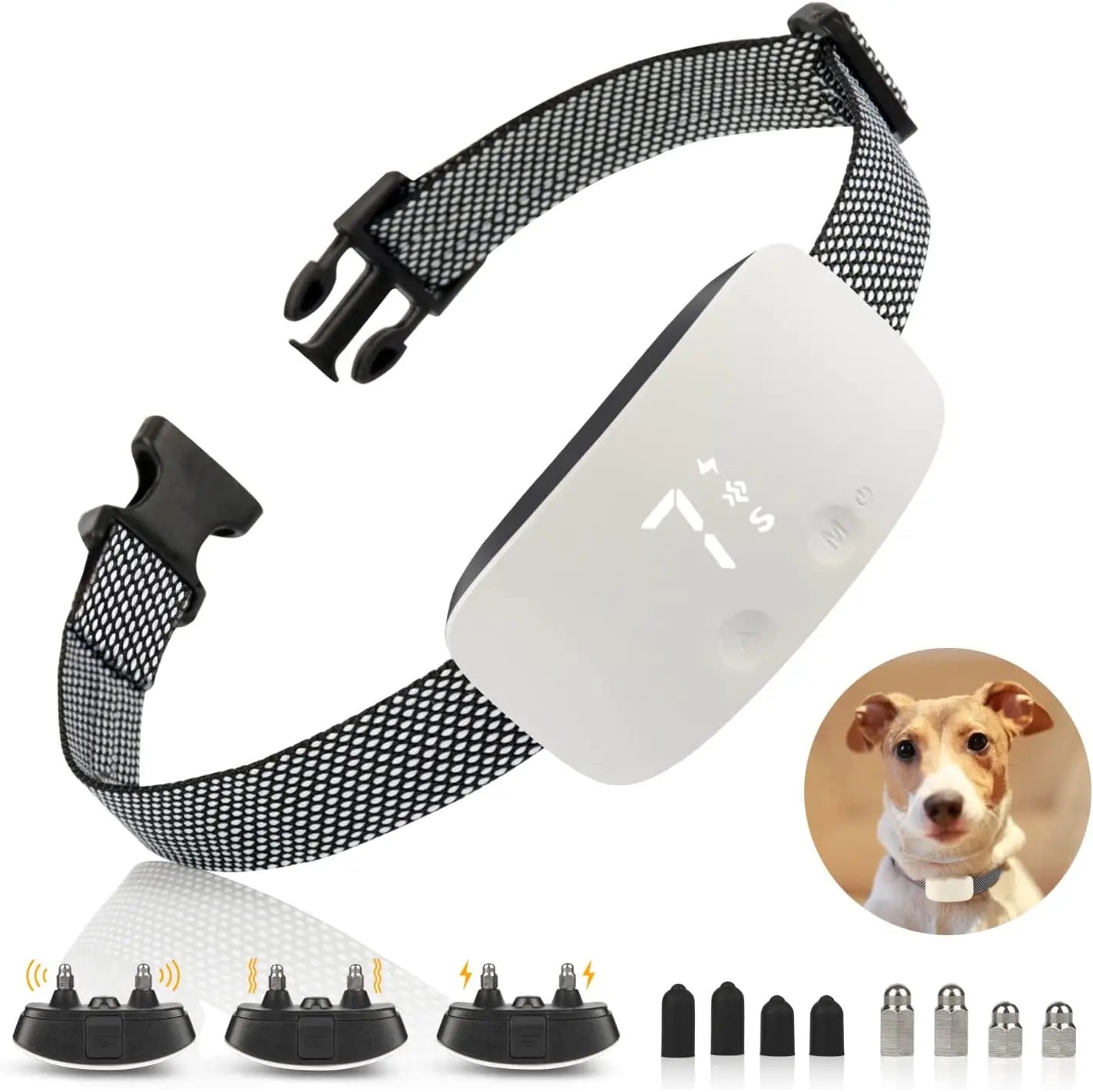 Hondenhalsband voor honden met vibratiemodus en slimme herkenning | BarkLite