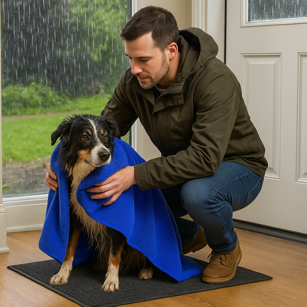 Hondenhanddoek absorberend sneldrogend microvezel voor honden | Drapa