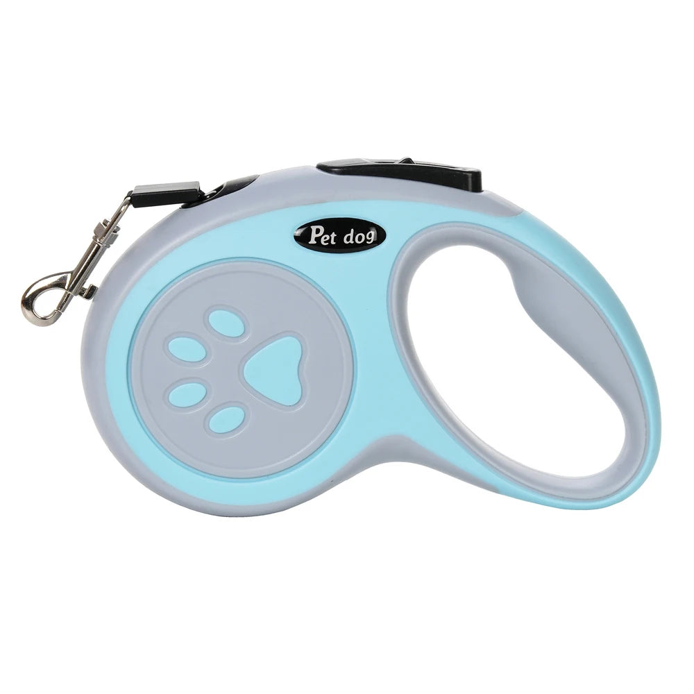 Hondenriem met automatische oprolfunctie 3-5 meter nylon | Pawlon