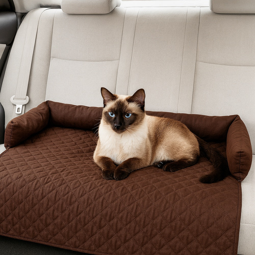 Kattenbed met verhoogde randen voor bank en auto | Felurio