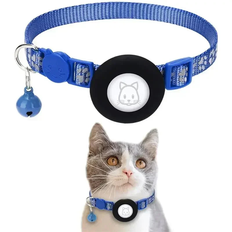 Kattenhalsband met AirTag-houder en verstelbare pasvorm | Belloy