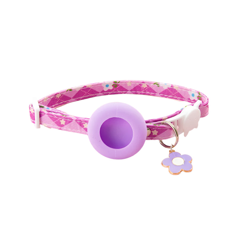 Kattenhalsband met AirTag-houder voor buitengebruik | Tracksy
