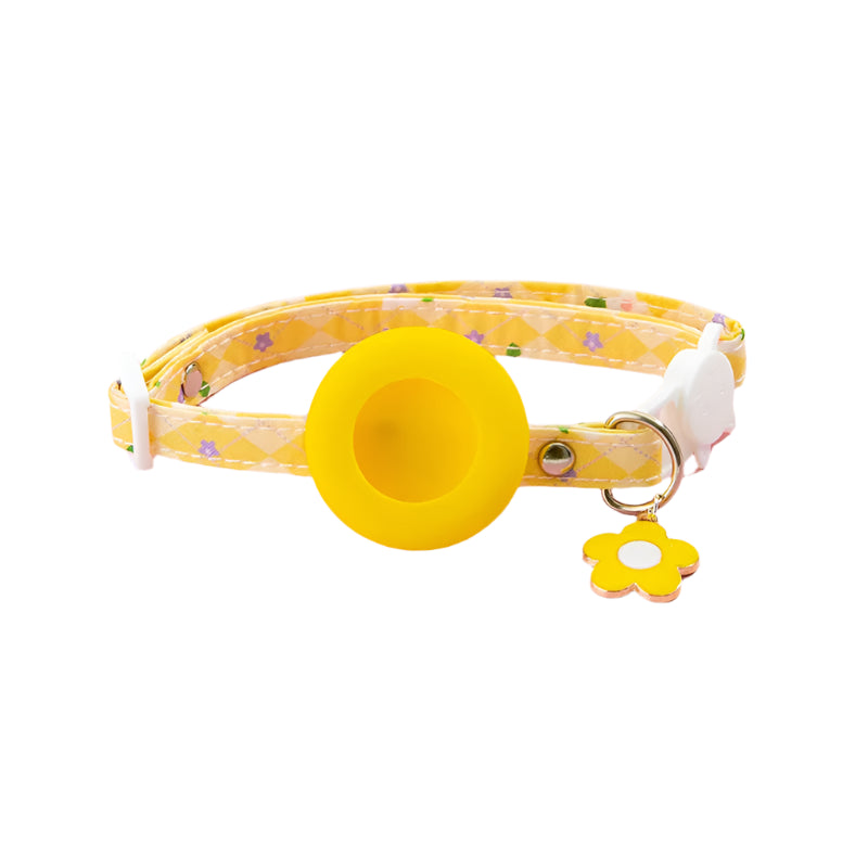 Kattenhalsband met AirTag-houder voor buitengebruik | Tracksy