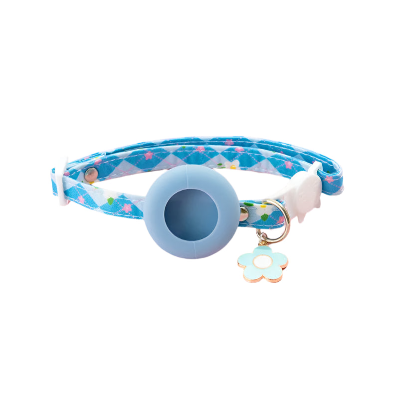 Kattenhalsband met AirTag-houder voor buitengebruik | Tracksy