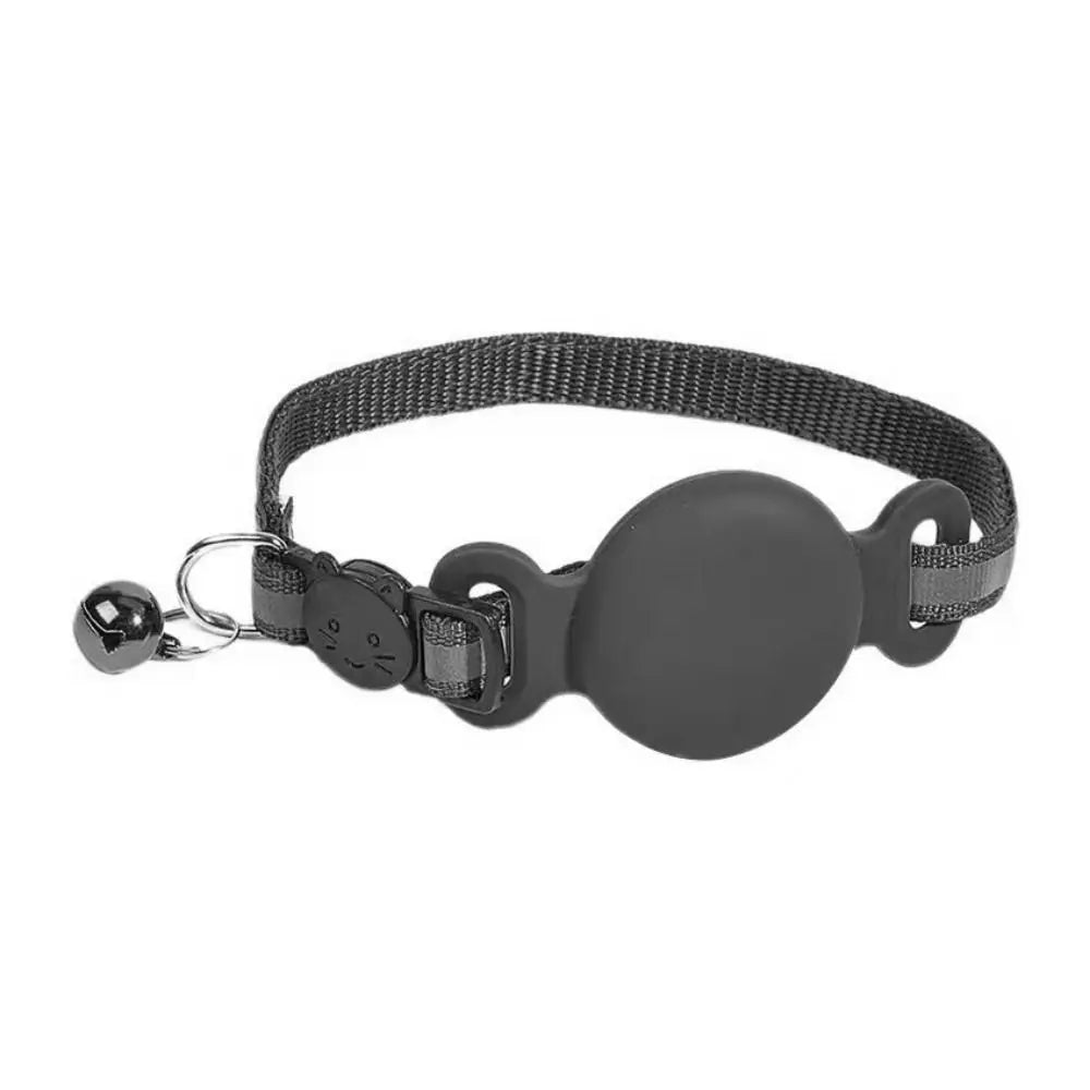Kattenhalsband met AirTag houder en reflecterende strip | Felitag