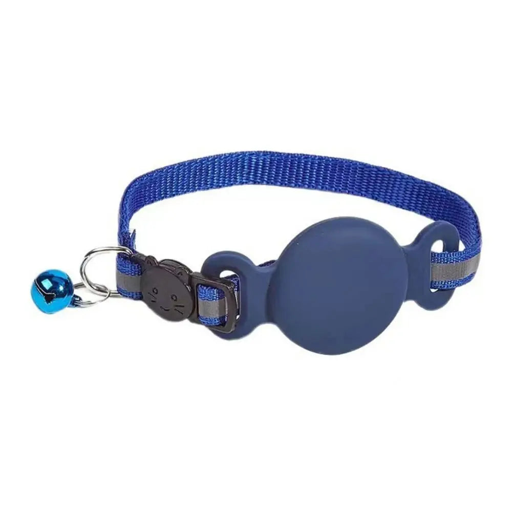 Kattenhalsband met AirTag houder en reflecterende strip | Felitag