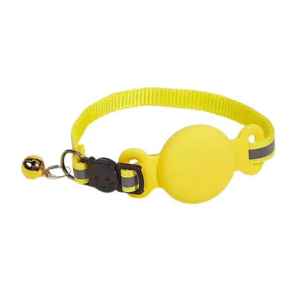 Kattenhalsband met AirTag houder en reflecterende strip | Felitag