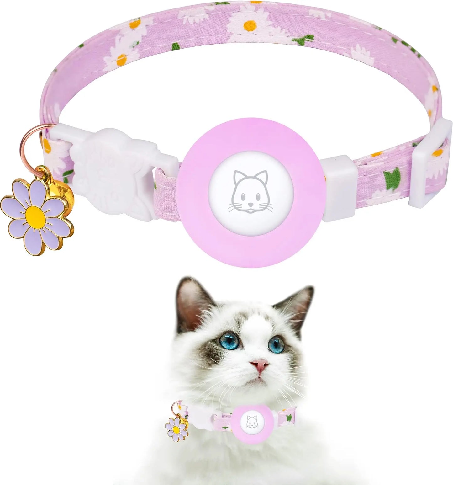 Kattenhalsband voor AirTag en gps tracking | Pawtrax Pro