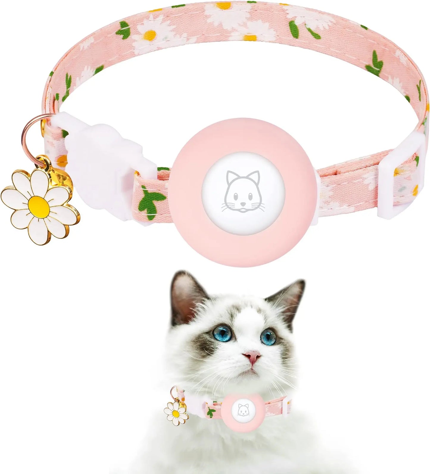 Kattenhalsband voor AirTag en gps tracking | Pawtrax Pro
