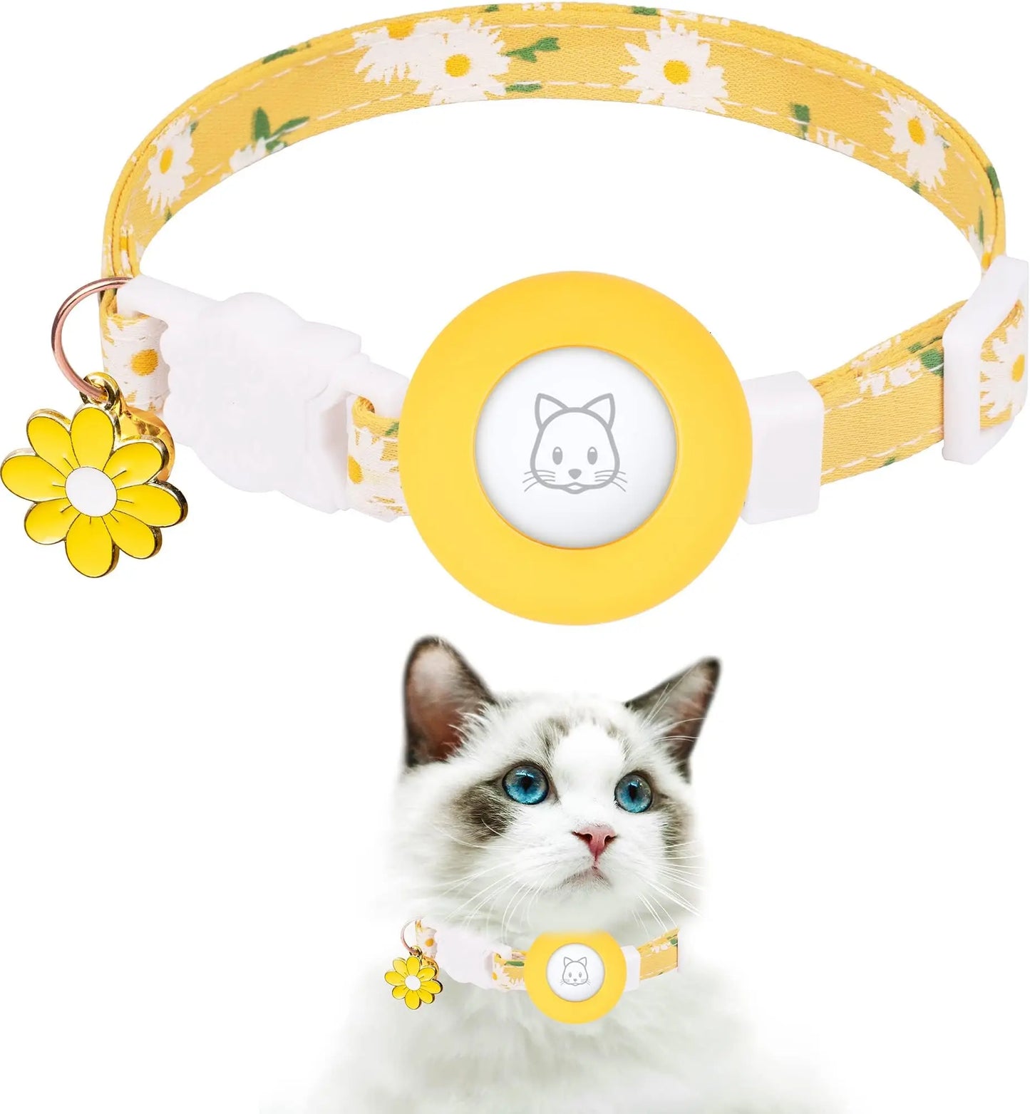 Kattenhalsband voor AirTag en gps tracking | Pawtrax Pro
