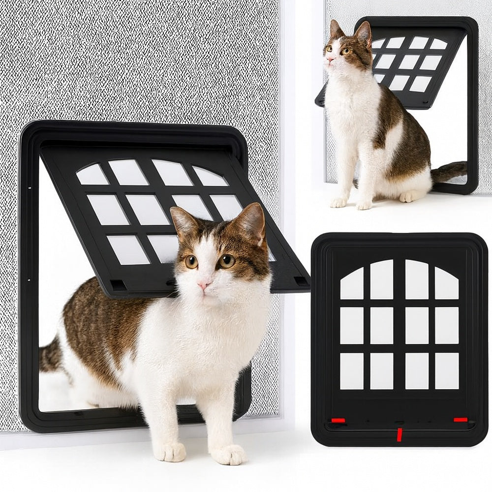 Kattenluik compacte doorgang voor binnen en buiten gebruik | Petrona