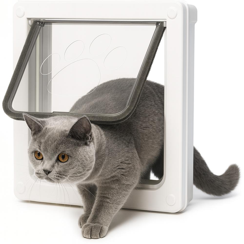 Kattenluik met afsluitbaar paneel voor deuren en muren | Ormilo