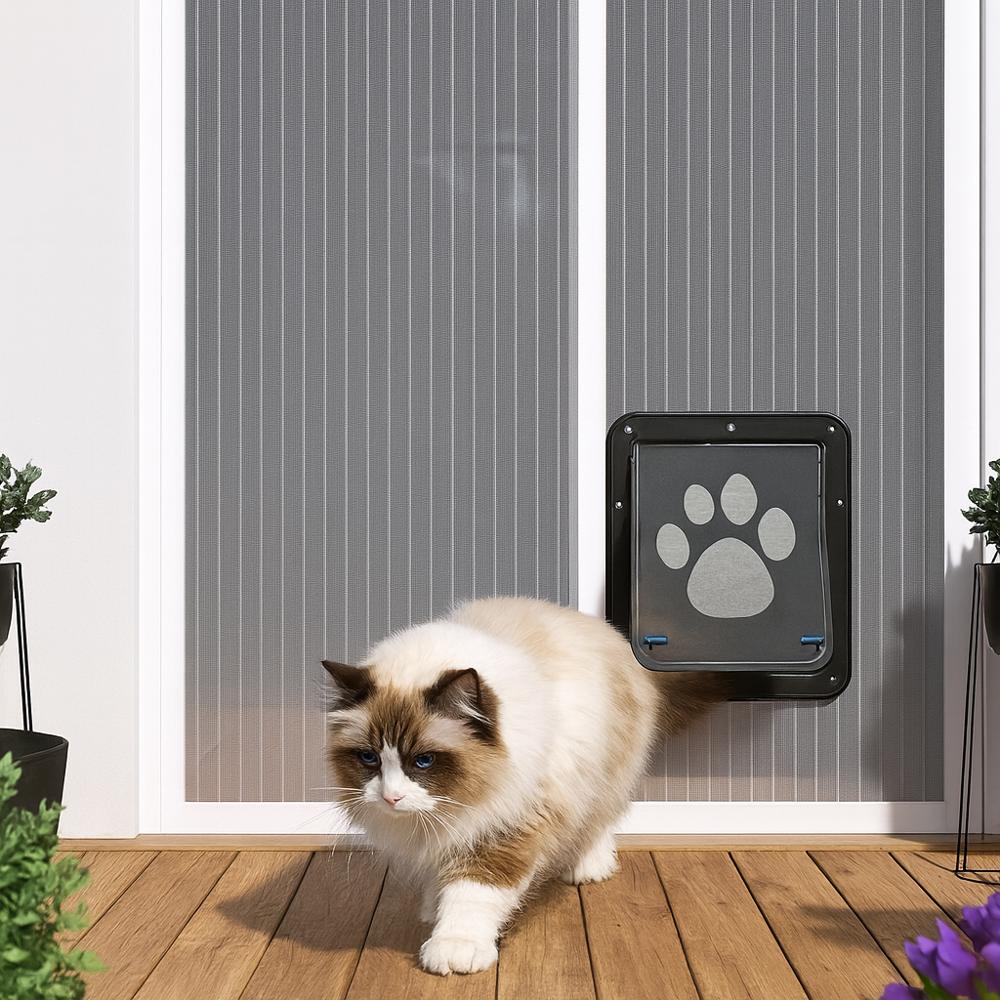Kattenluik met vliegengaas tegen insecten en vliegen | Flapzo