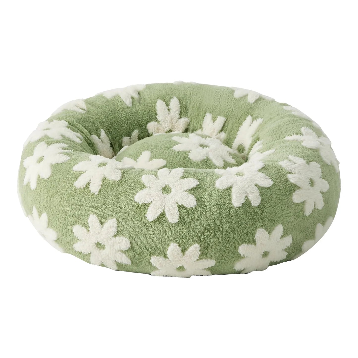 Kattenmand pluche met ronde vorm en wasbare hoes | Miarro
