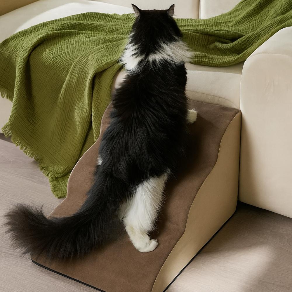 Kattentrap met zachte memory foam voor bank en bed | Luniro