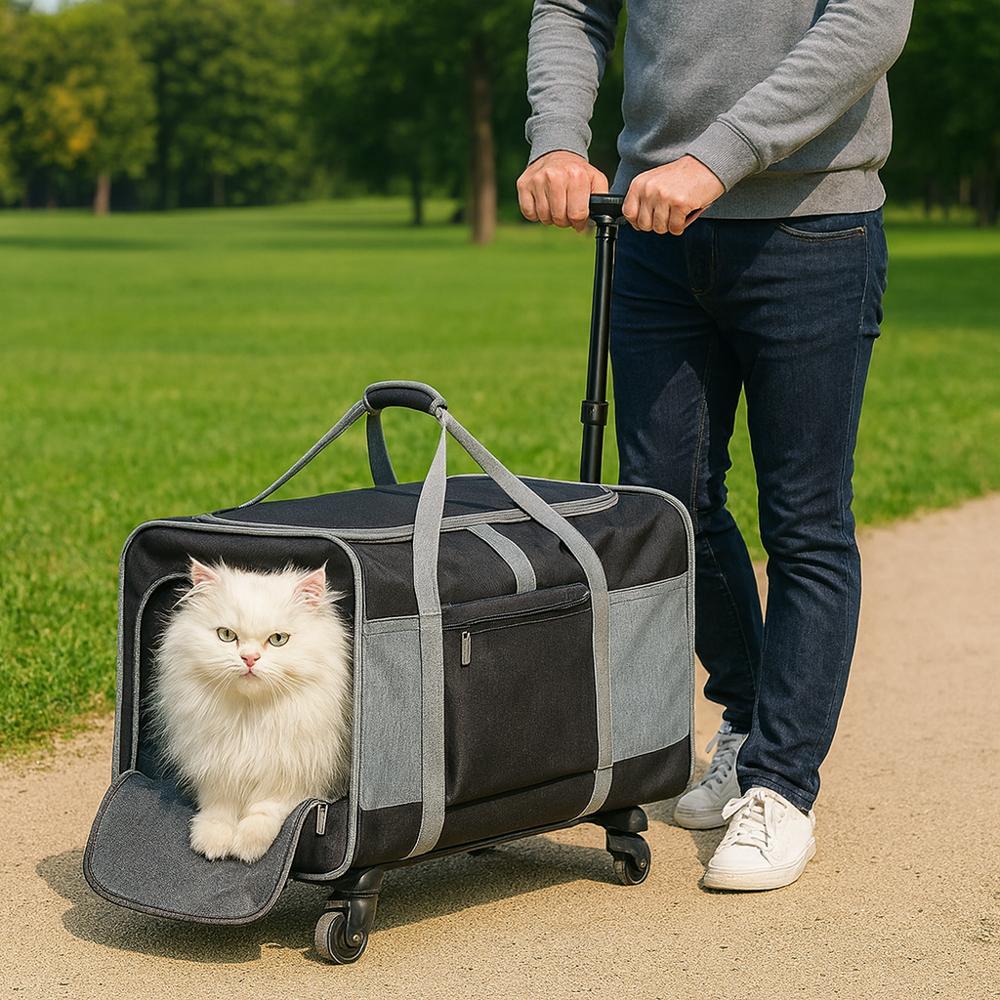 Kattentrolley met groot draagvermogen voor reizen | Mivora