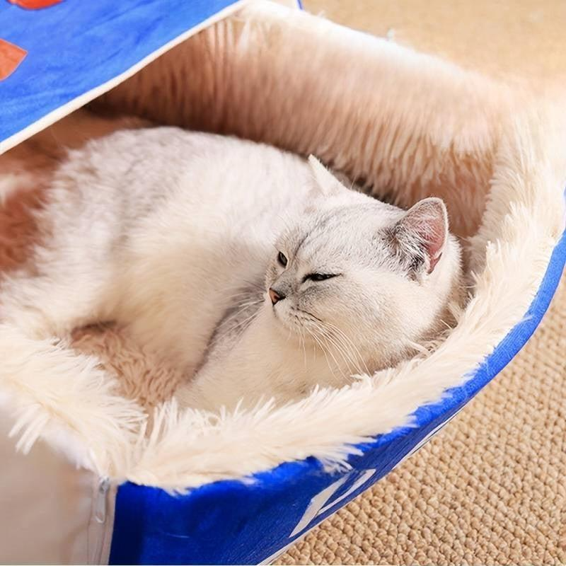Liesje kattenbed | Comfortabel bed voor katten van pluche