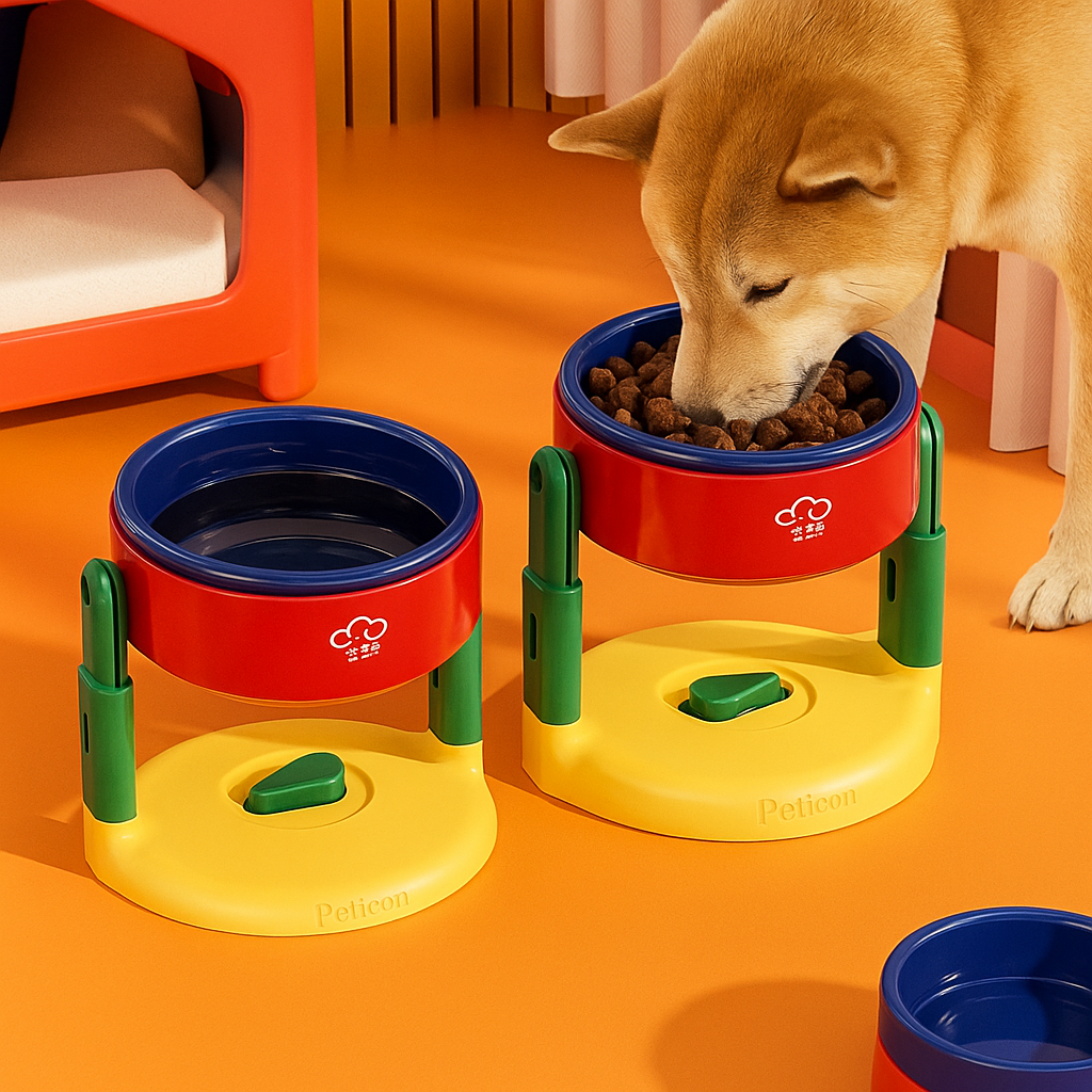Noor | Verstelbare voerbak voor honden en katten – stabiel en antislip