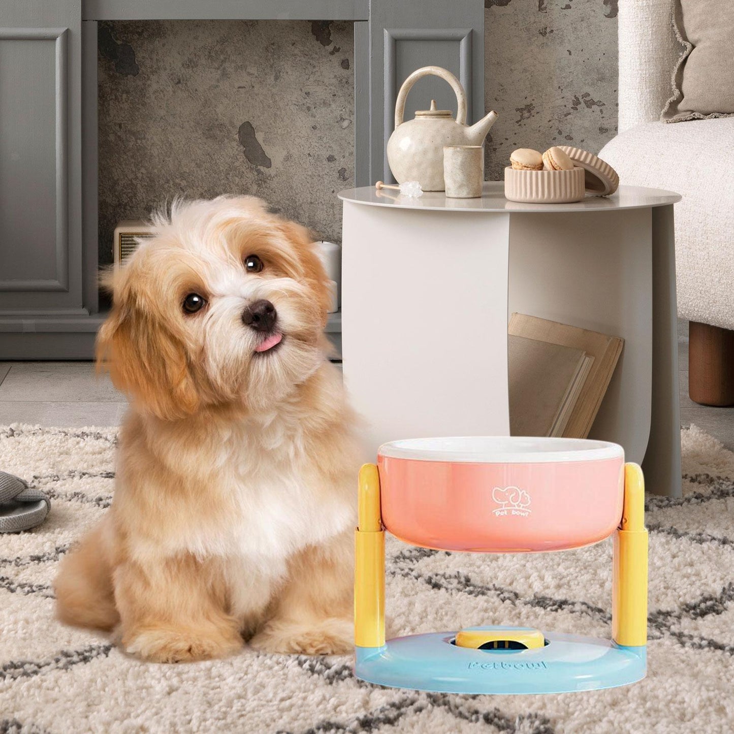 Noor | Verstelbare voerbak voor honden en katten – stabiel en antislip