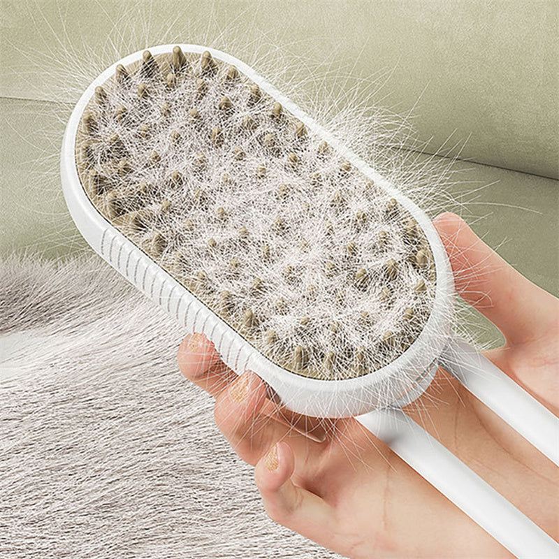 Nox | Verzorgingsborstel met stoomfunctie en massage voor huisdieren