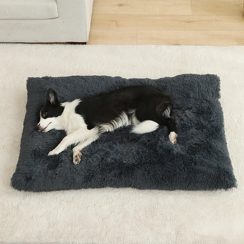 Pluche hondenbed met antislip en opvouwbaar ontwerp | Pawzora