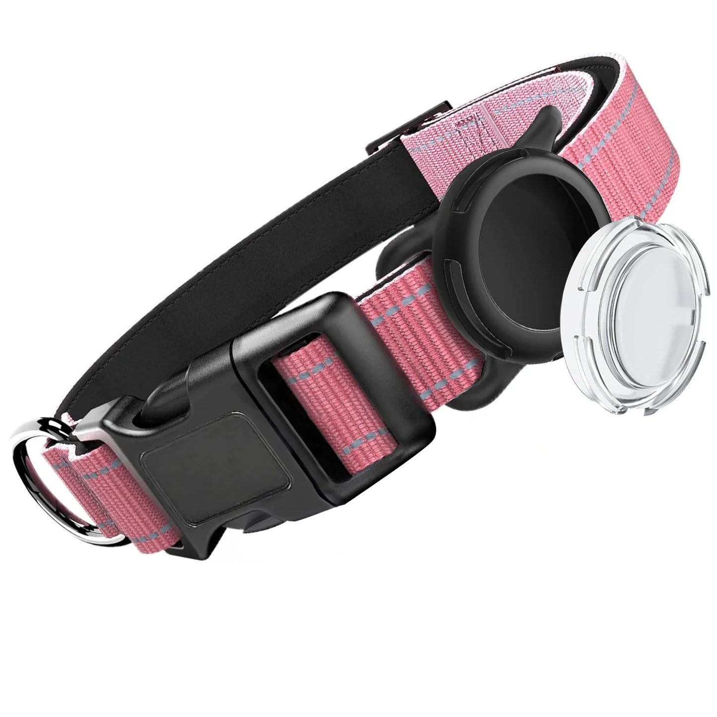 Reflecterende halsband met geïntegreerde AirTag houder | Altorra