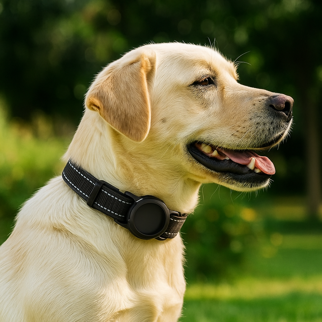 Reflecterende halsband met geïntegreerde AirTag houder | Altorra