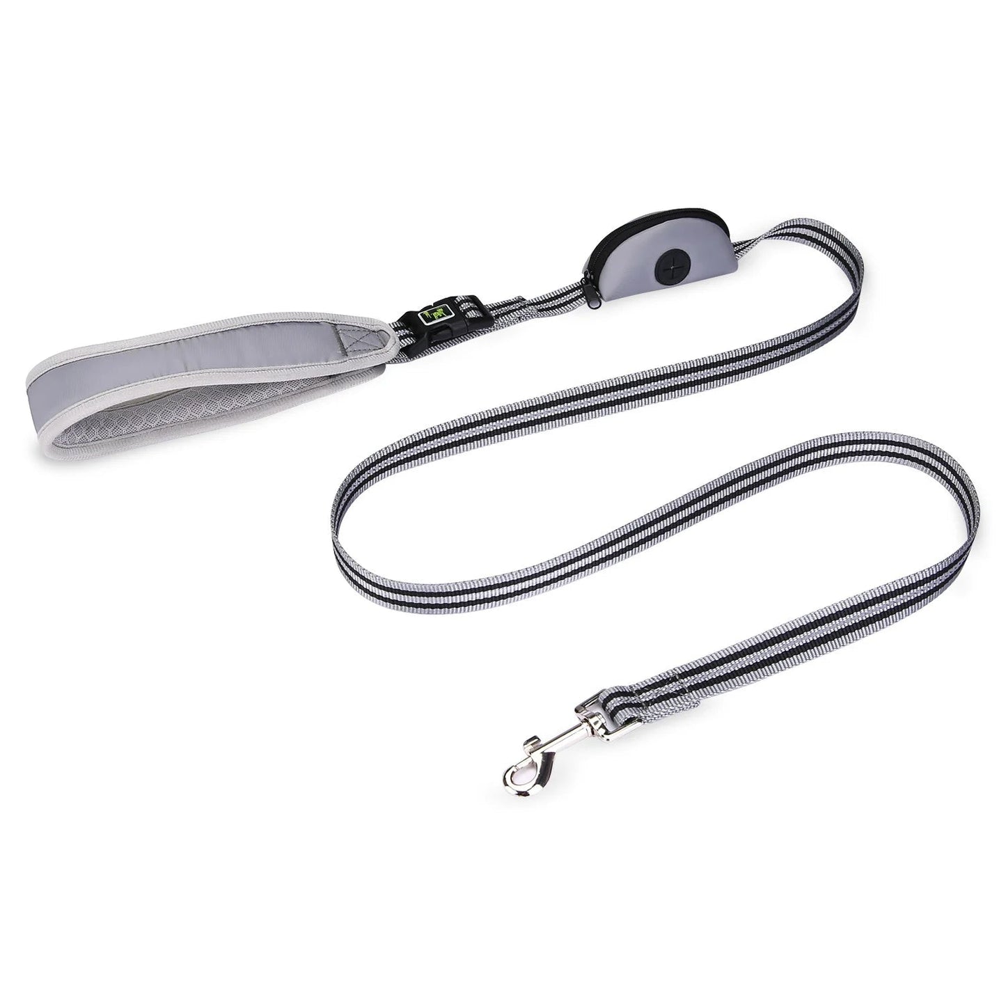 Reflecterende hondenriem met poepzakdispenser 150cm | Trego