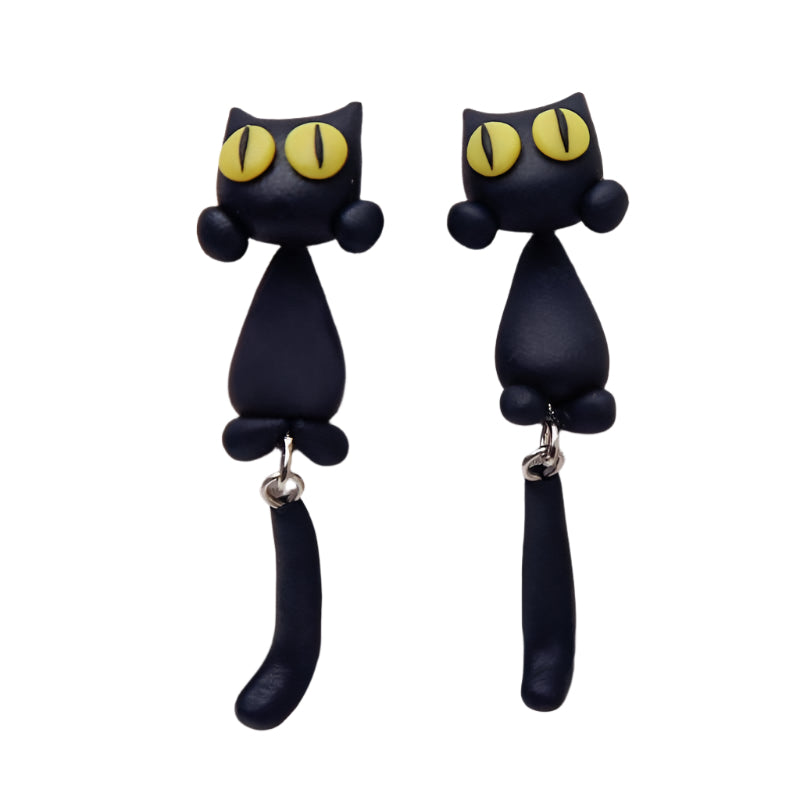 Twixi | Katten oorbellen met speels design en luxe afwerking