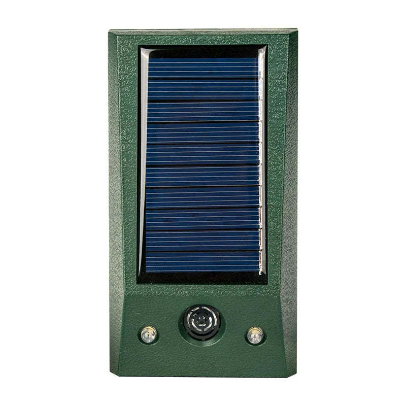 Ultrasone mollenverjager met zonnepaneel en LED | Aviatra