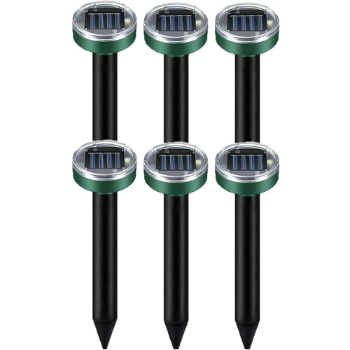 Ultrasone mollenverjager op zonne-energie voor tuin | Molvex