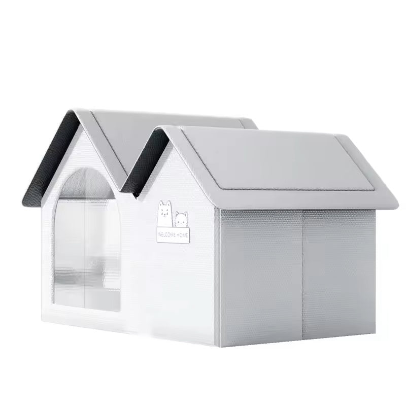 Verkoelend hondenhuis met frame voor warme zomerdagen | IceDwell